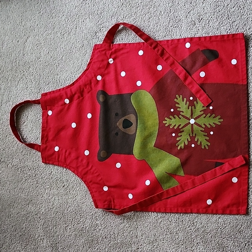 Crate & Barrel Holiday Apron